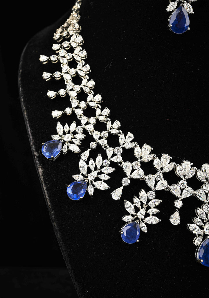 Pure 92.5 Silver, Reshmin Long Necklace Set