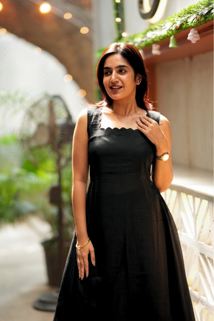 Aarna Black Kurta Set (Set of 2) | SHOBITAM