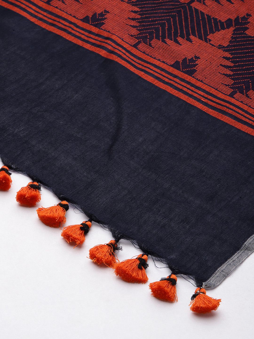 Handloom Jaquard Mul Cotton Dupatta | SHOBITAM
