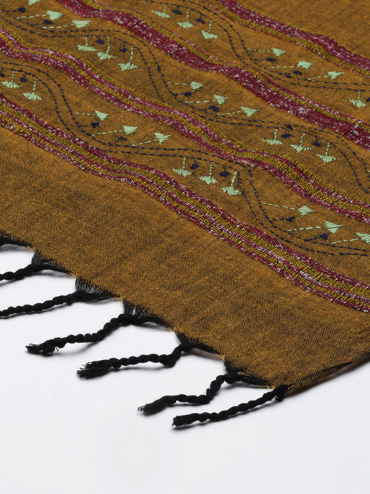 Khesh Kantha Cotton Stole | SHOBITAM