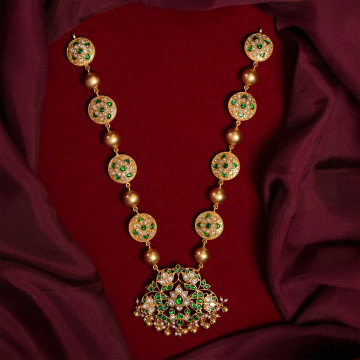 Stunning 92.5 Silver, Gold Plated Kundalini Flip Necklace