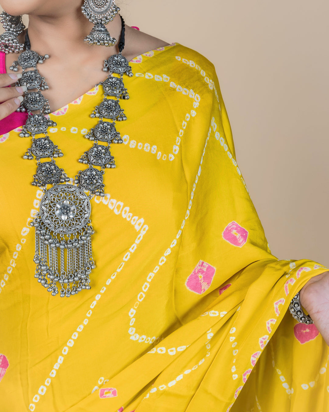 Pitaka Bandhani Saree | SHOBITAM