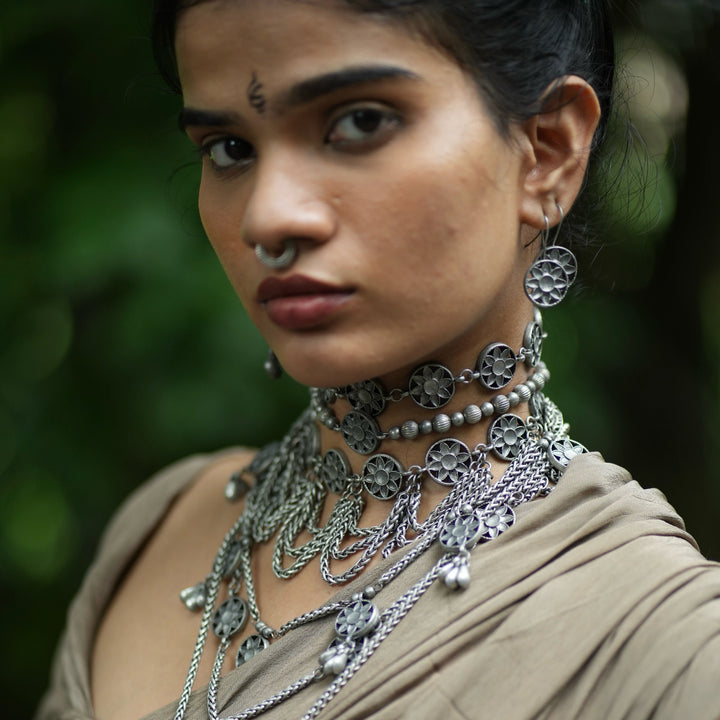 Ashtashree Chain Choker Necklace | SHOBITAM