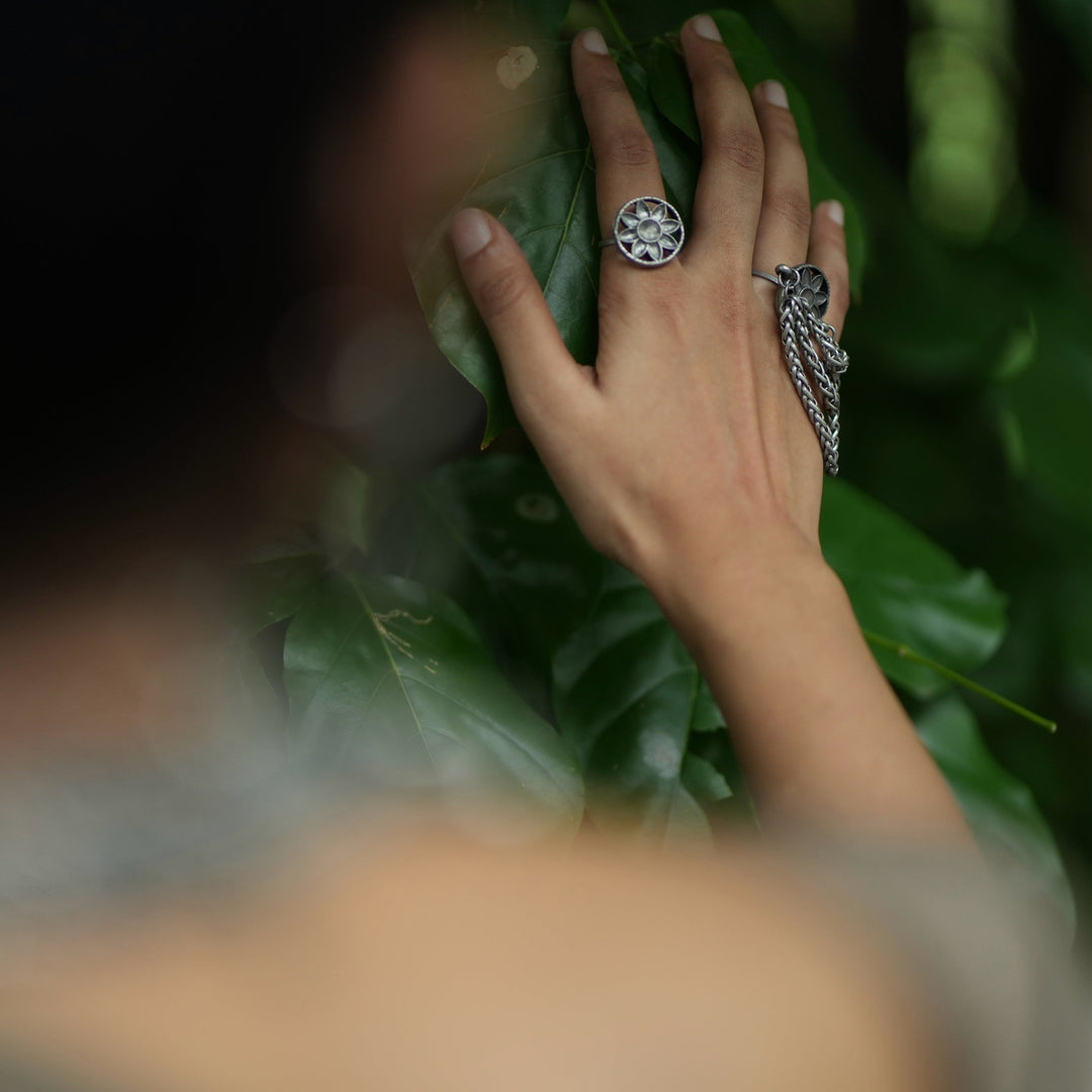 Ashtashree Chain Ring | SHOBITAM