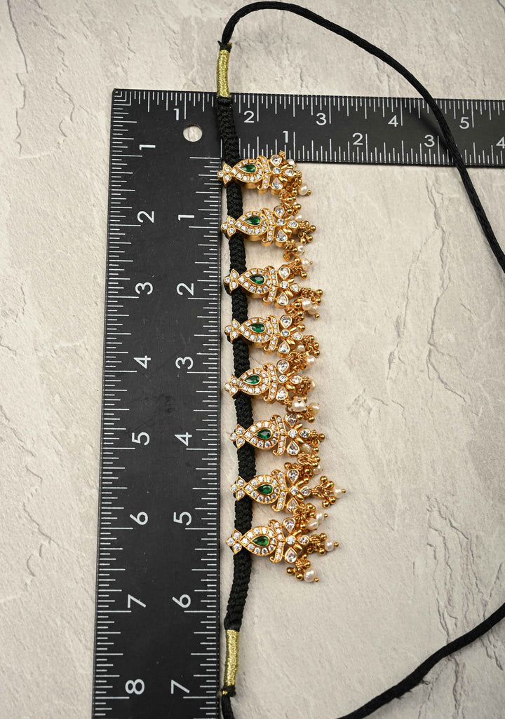 92.5 Pure Silver, Gold Plated Losia Stone Rope Necklace
