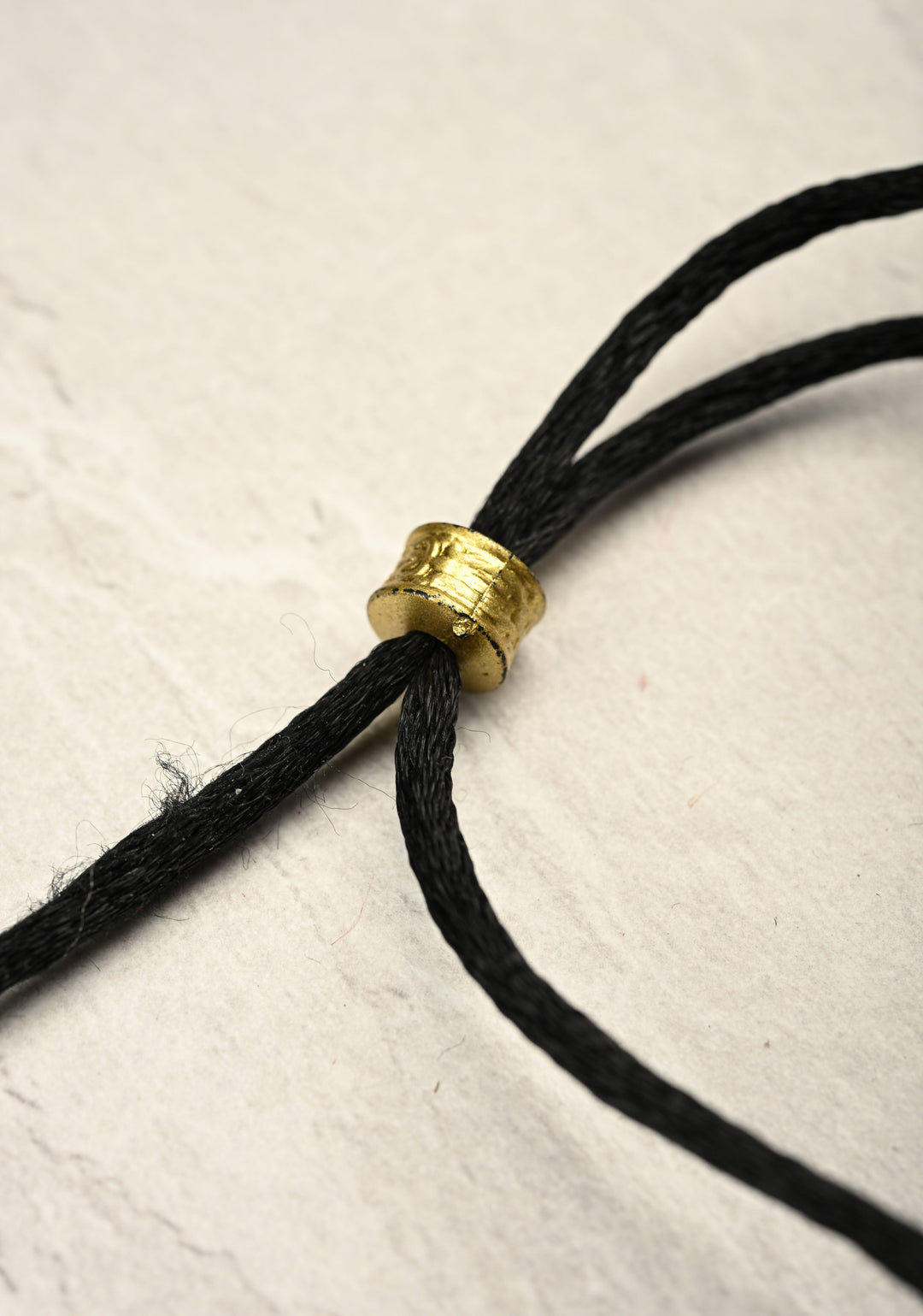 92.5 Pure Silver, Gold Plated Losia Stone Rope Necklace