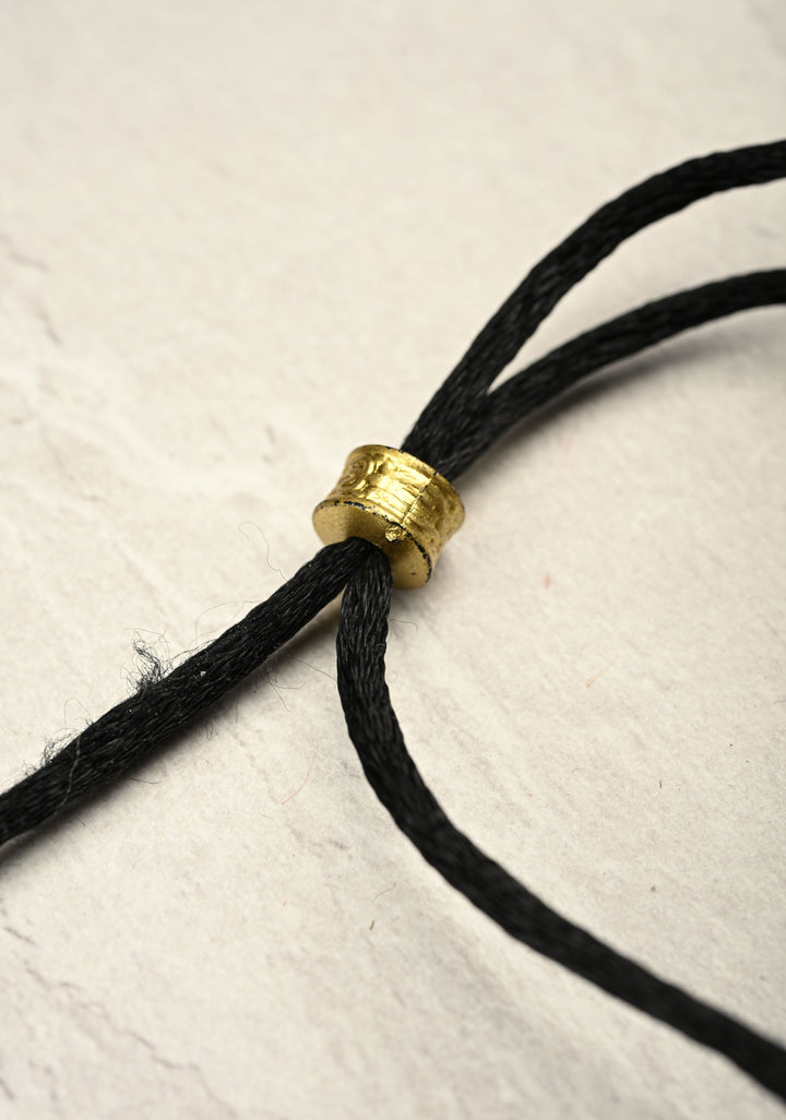 92.5 Pure Silver, Gold Plated Losia Stone Rope Necklace