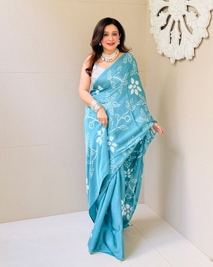 Taran Bandhani Saree | SHOBITAM