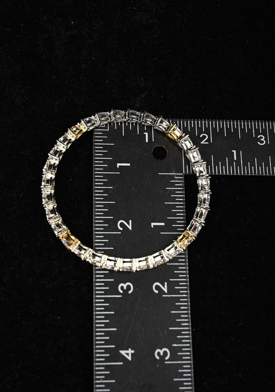 92.5 Pure Silver, Gold-Plated Purvika Pair Bangles Size 2.6"