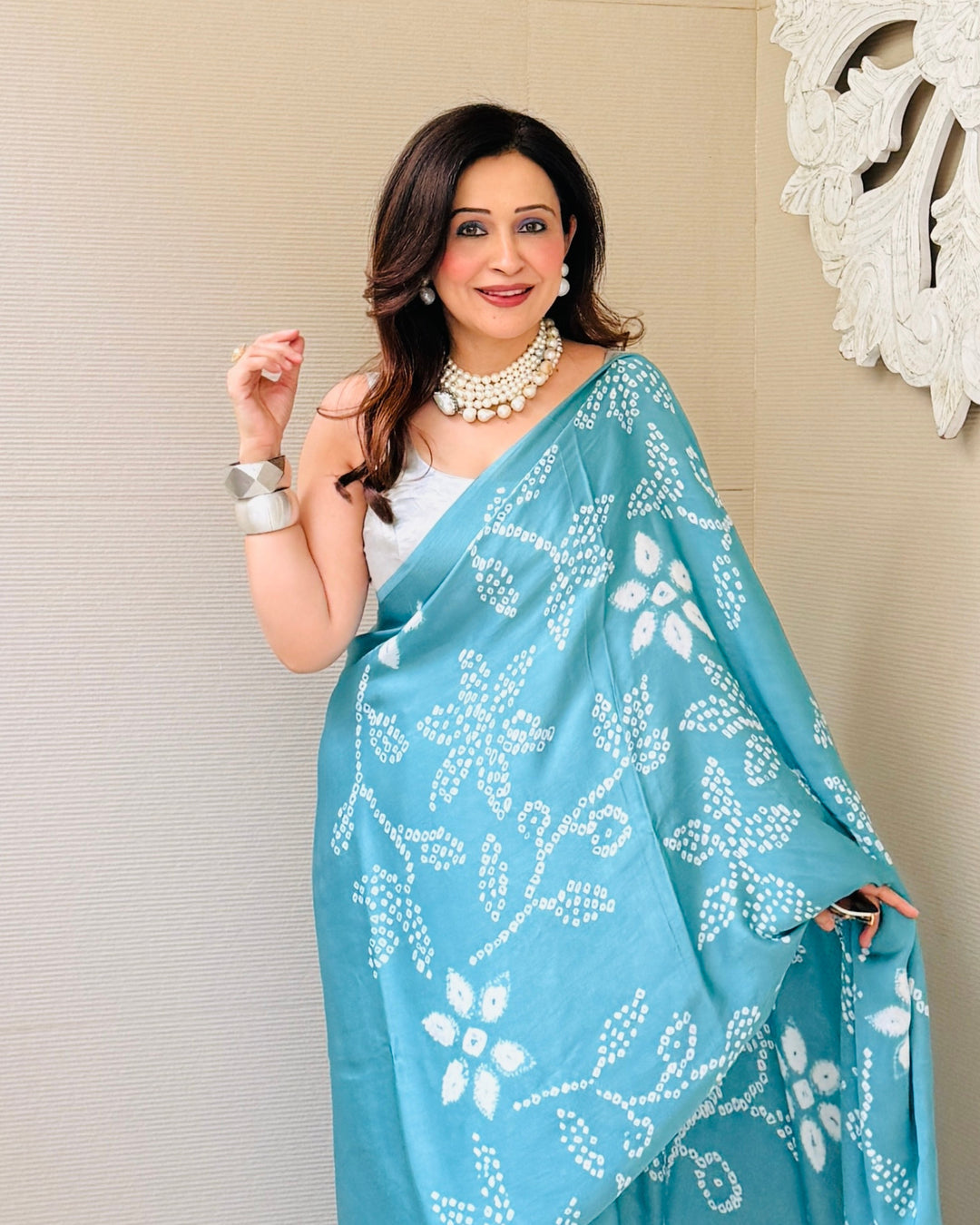 Taran Bandhani Saree | SHOBITAM
