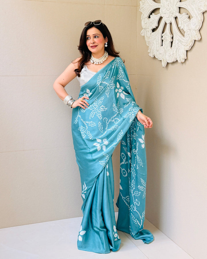 Taran Bandhani Saree | SHOBITAM