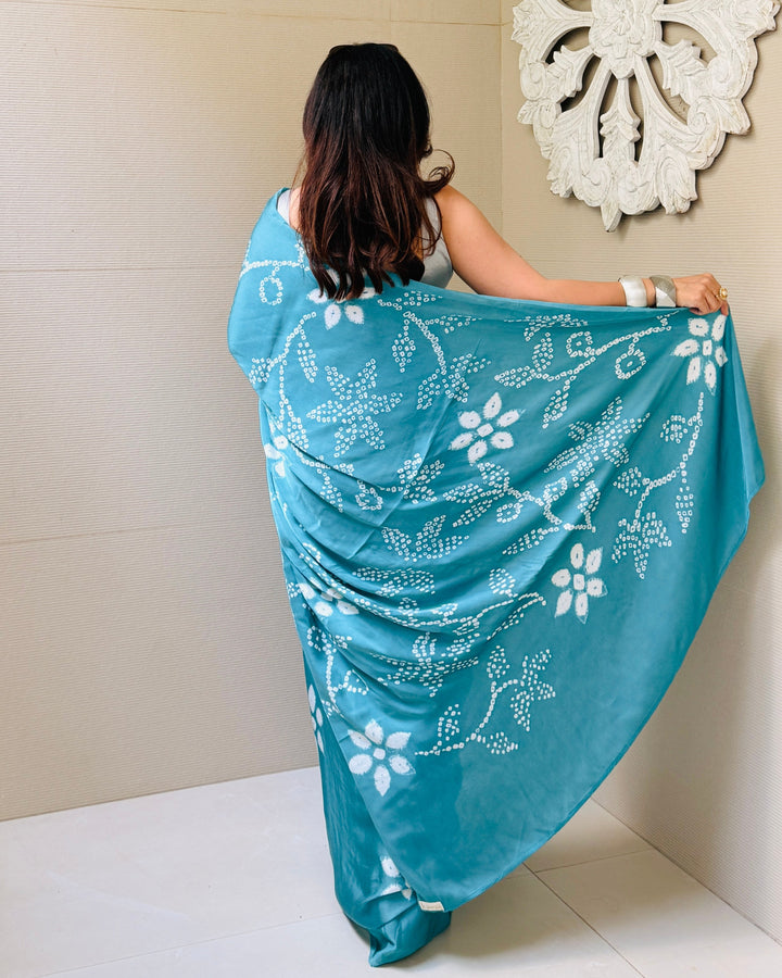 Taran Bandhani Saree | SHOBITAM