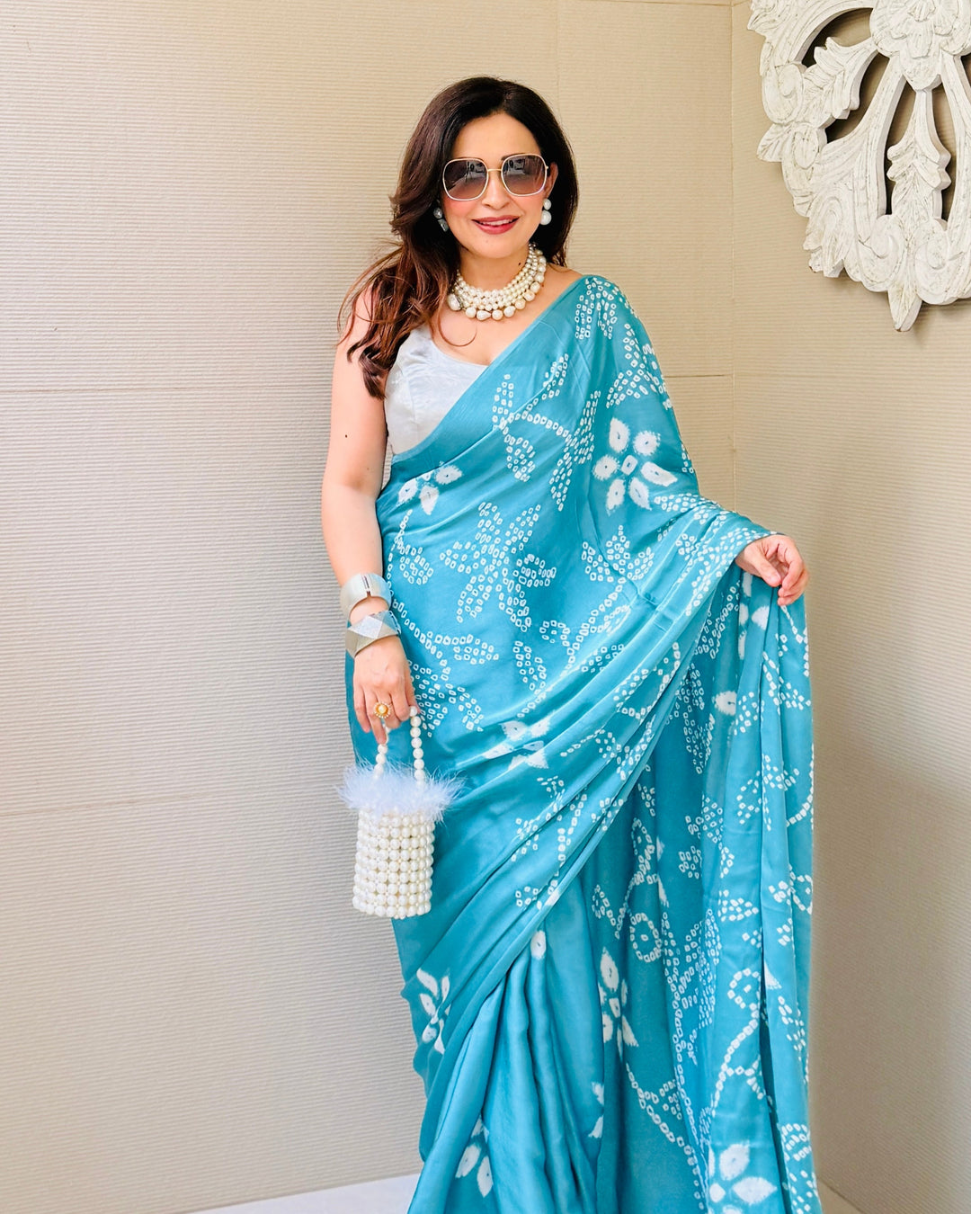 Taran Bandhani Saree | SHOBITAM