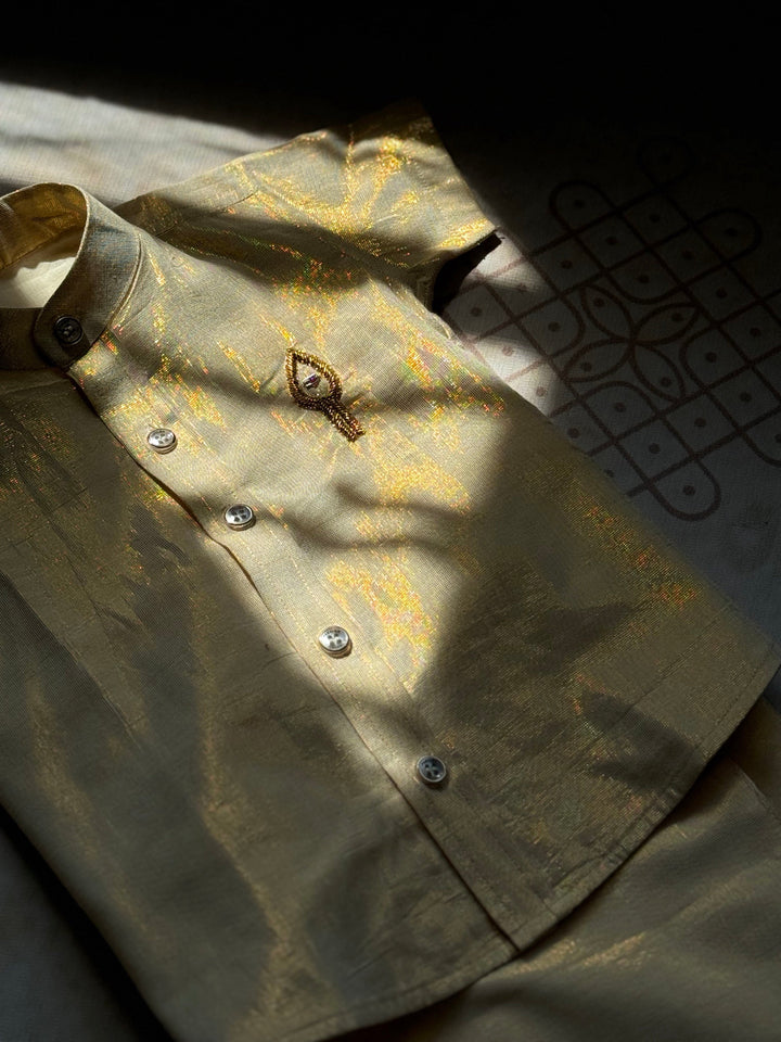 Boys Customisable Dhoti and Shirt - Express | SHOBITAM