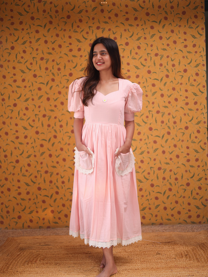 Soft Cotton Dress (Gulabi Collection) Express | SHOBITAM