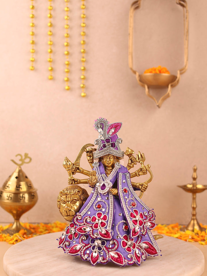 Pushp Mala Lavender Lehenga Patka 4 piece set