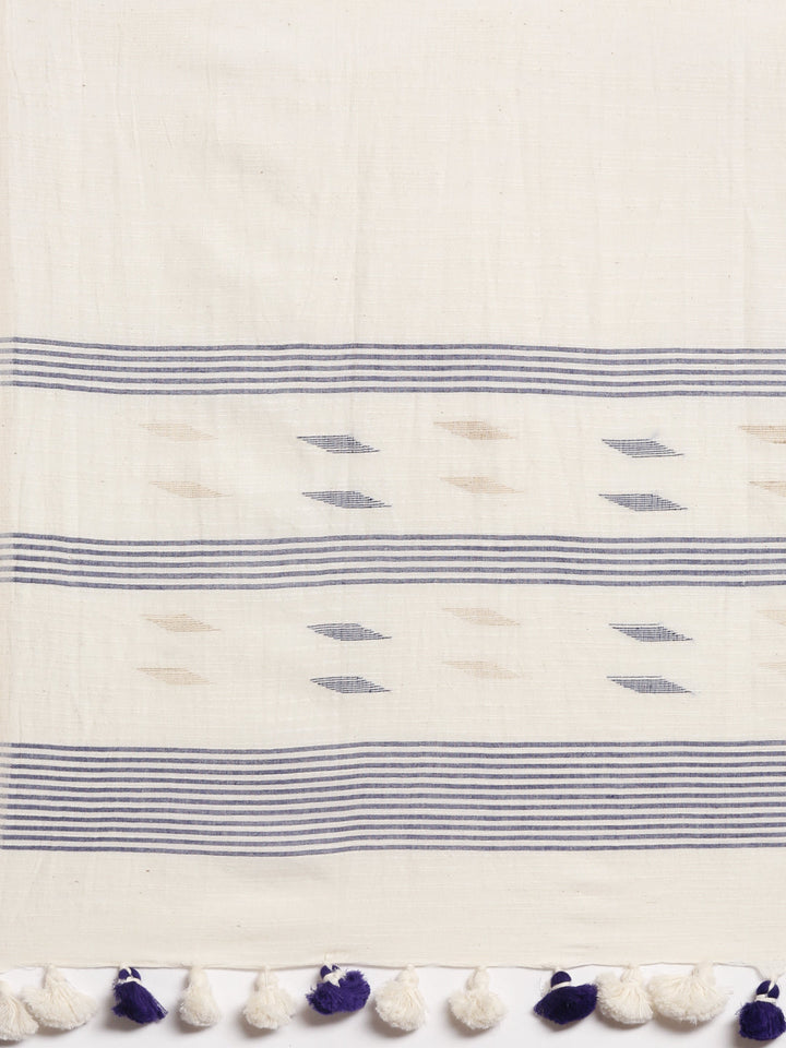 Handloom Jamdani Cotton Stole | SHOBITAM