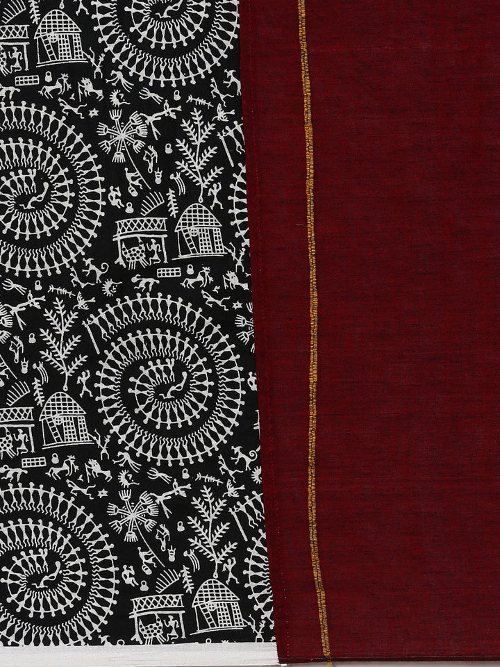 Handloom Khesh Print Pure Cotton saree | SHOBITAM