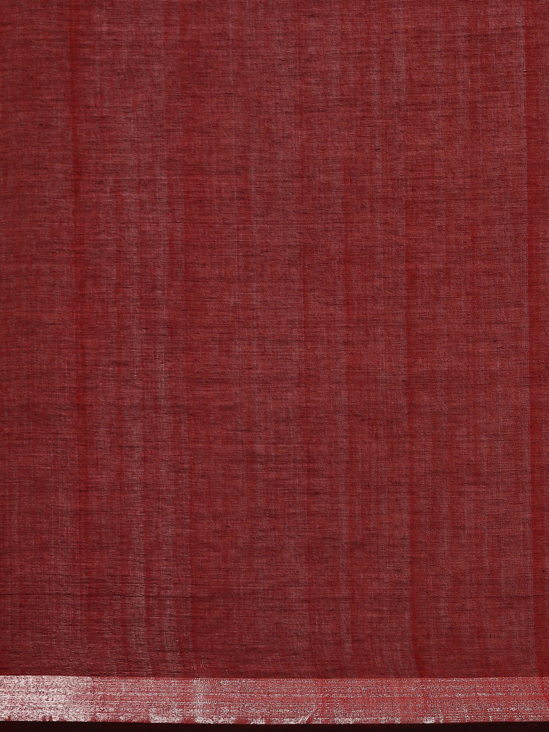 Red Black Sequins Cotton Handloom Saree | SHOBITAM