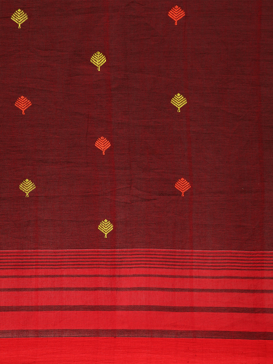 Hand woven Assamese Cotton Saree No Blouse Piece | SHOBITAM