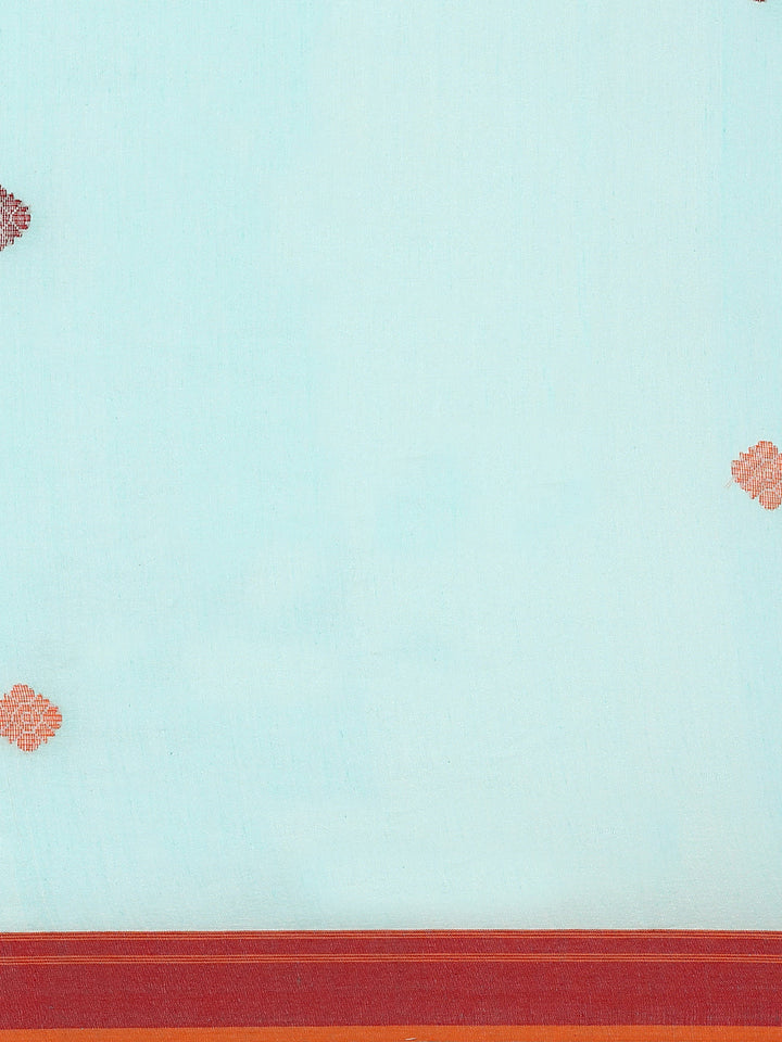 Handwoven Jacquard Weave Pure Cotton Assamese Saree | SHOBITAM