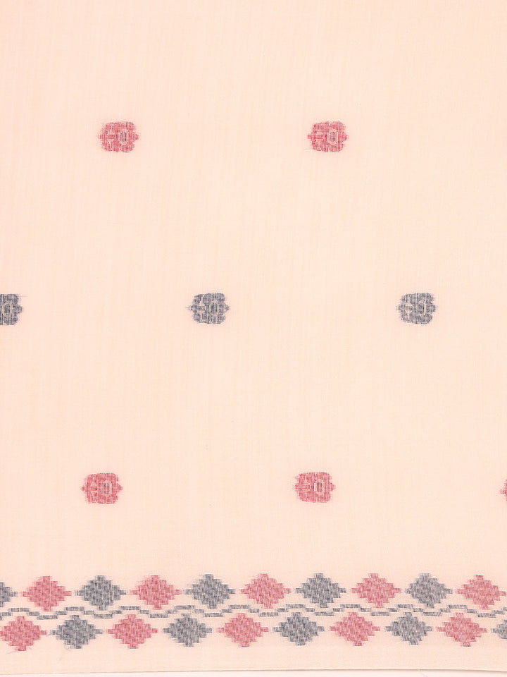 Jamdani Cotton Saree with Blouse piece | SHOBITAM