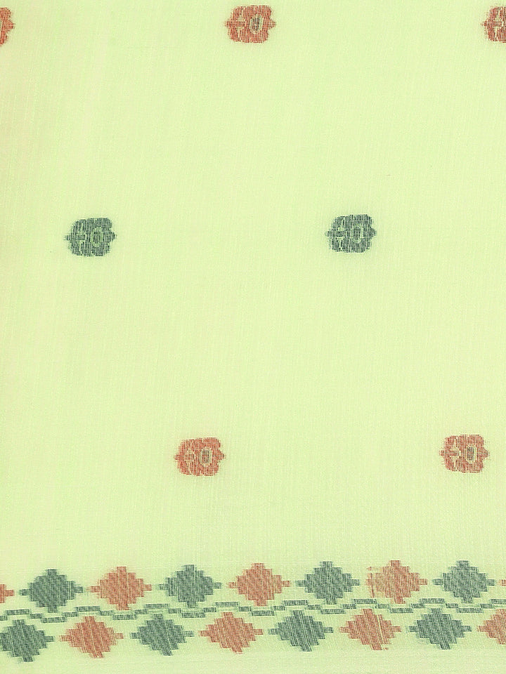 Jamdani Cotton Saree with Blouse piece | SHOBITAM