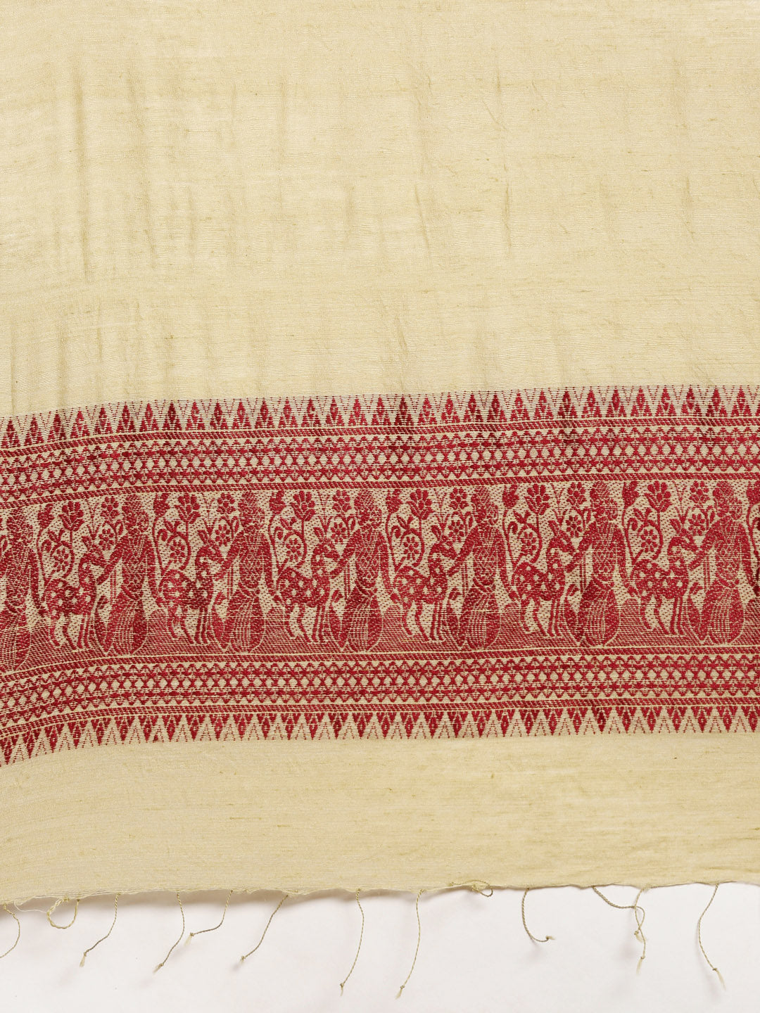 Handloom Baluchari Sita Eri Silk Stole | SHOBITAM