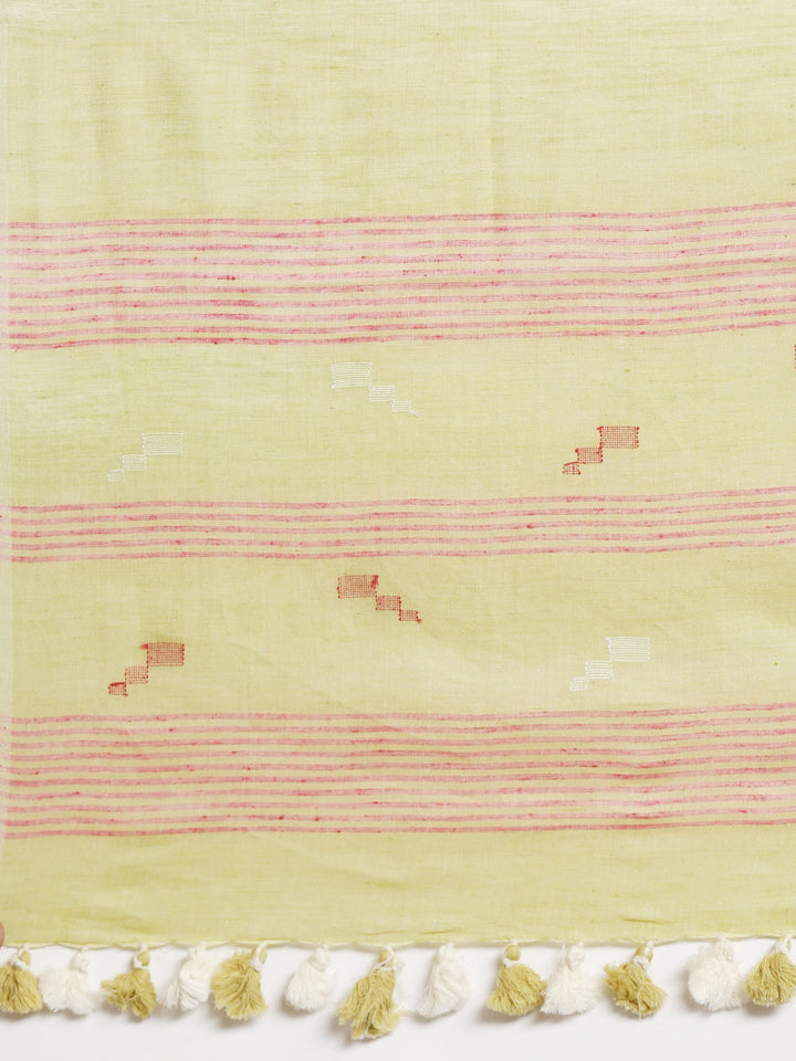 Handloom Jamdani Cotton Stole | SHOBITAM