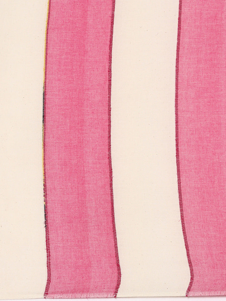 Pink Khesh Weave Pure Cotton saree | SHOBITAM