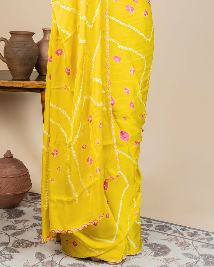Pitaka Bandhani Saree | SHOBITAM