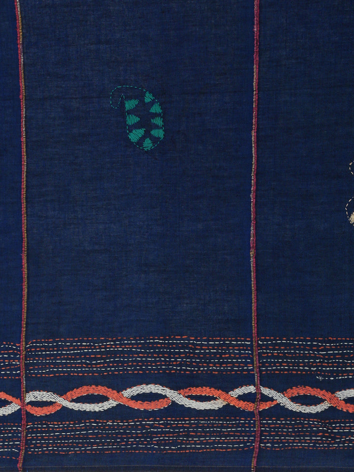 Handloom Khesh Kantha Cotton Saree | SHOBITAM