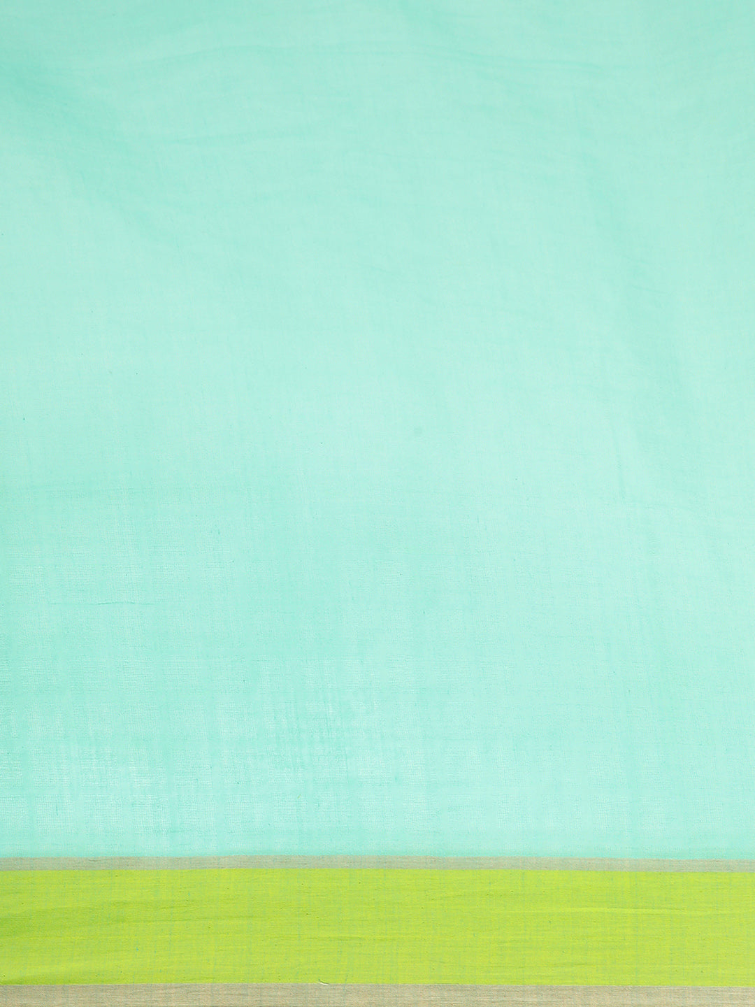 Sea Green Cotton Saree | SHOBITAM
