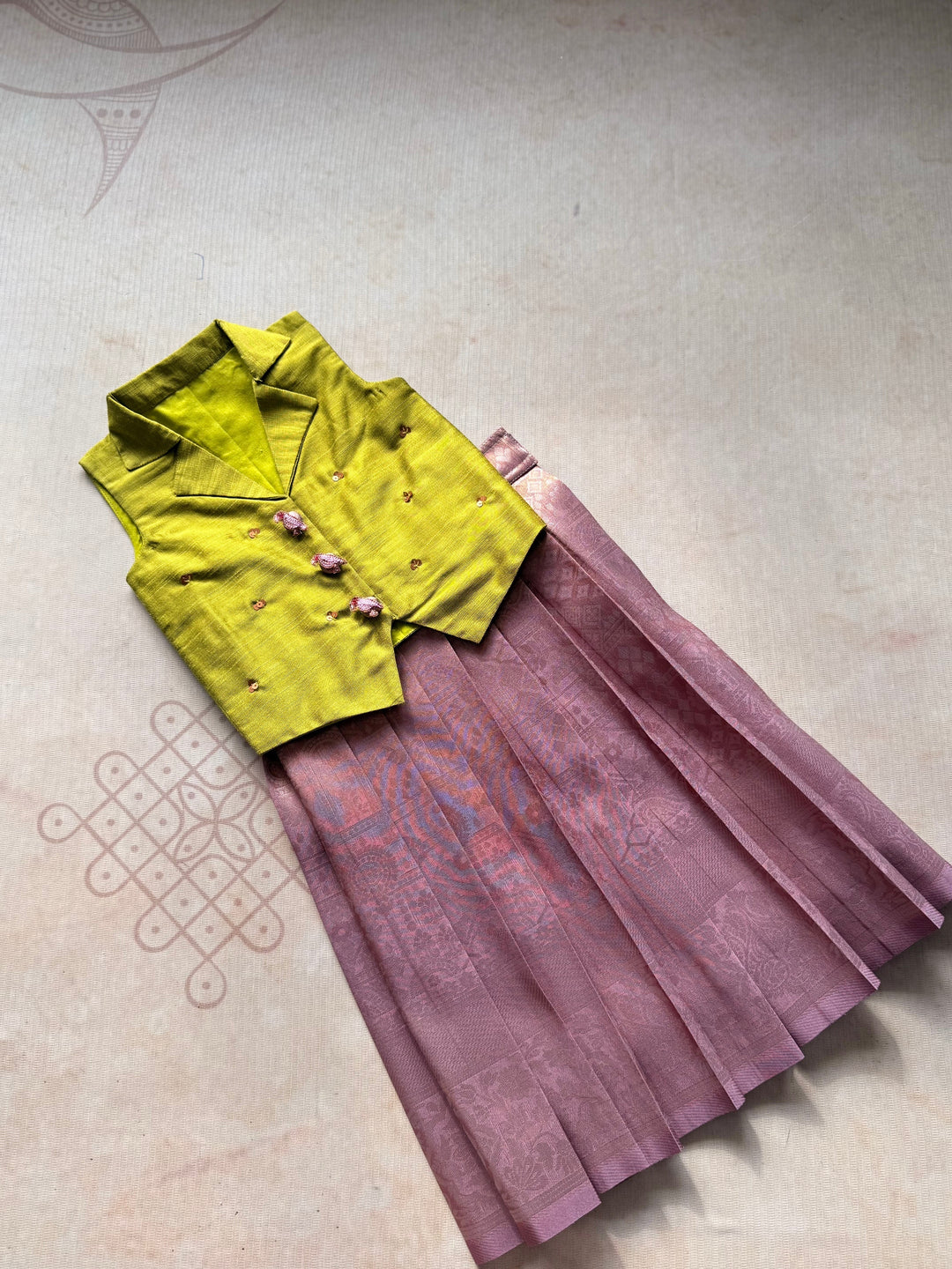 Mayizhini - Crop top and Skirt Festive Edit Express | SHOBITAM