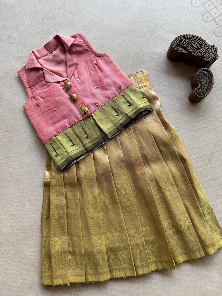 Paithani Mayizhini - Top and Skirt Festive Edit Express | SHOBITAM