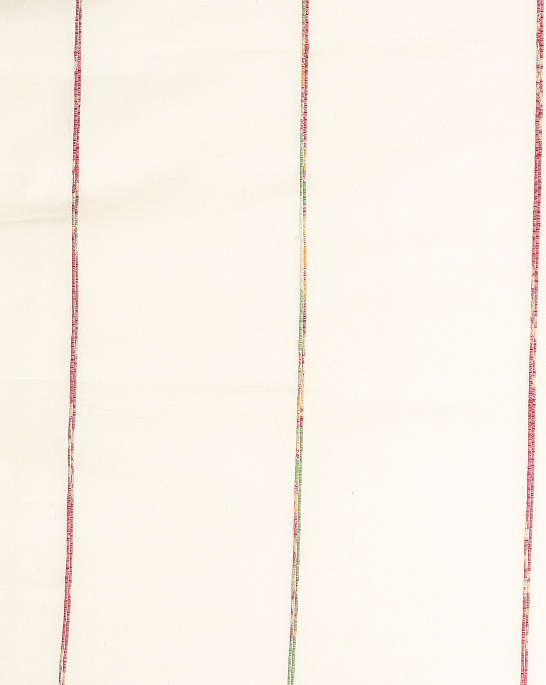 White Red Ajrak Print Khesh Cotton Saree with Blouse piece | SHOBITAM