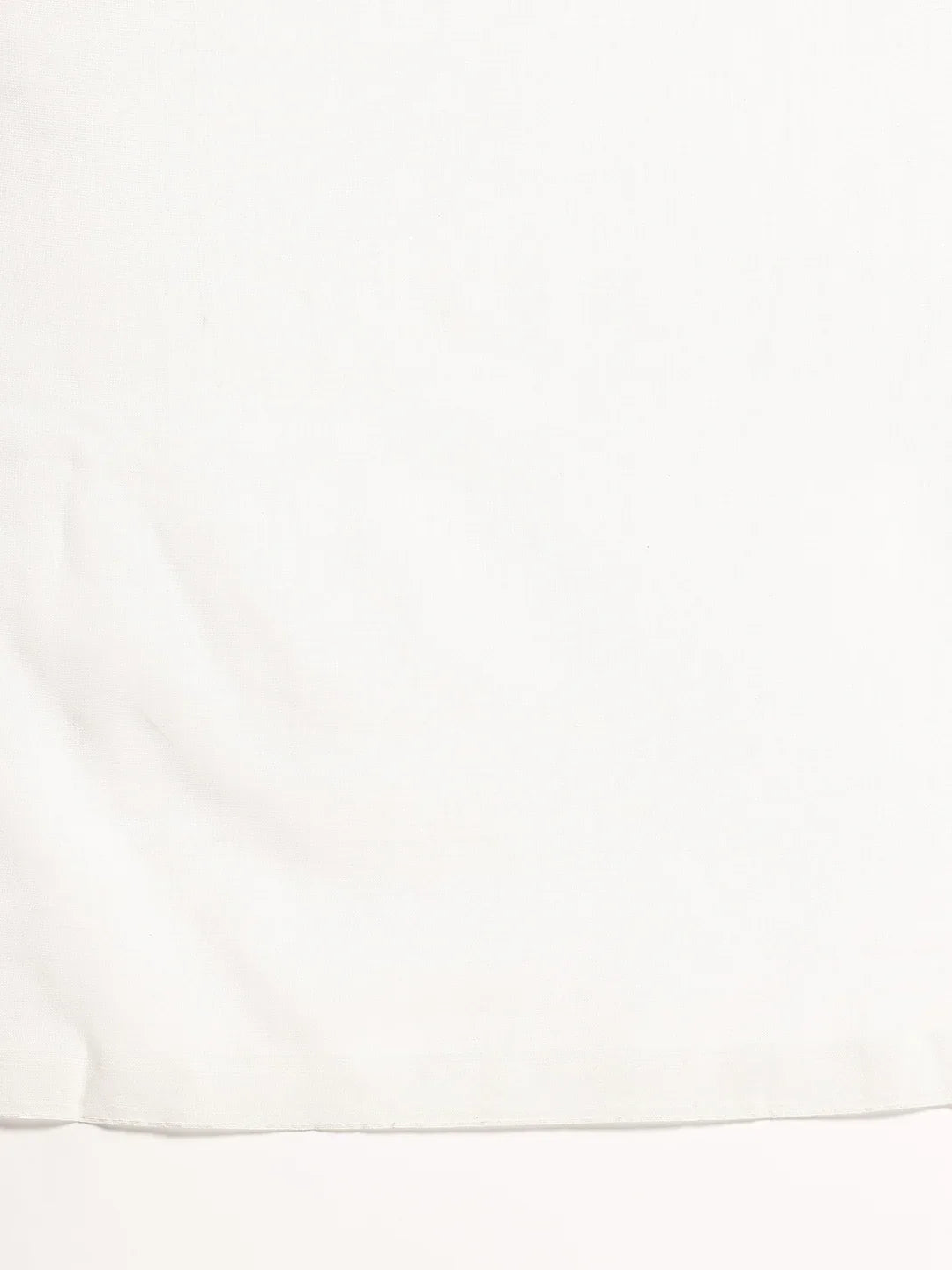 White Floral Cotton Saree