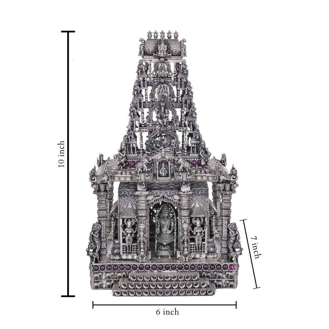 Pure 92.5 Silver Balaji Temple Statue | SHOBITAM