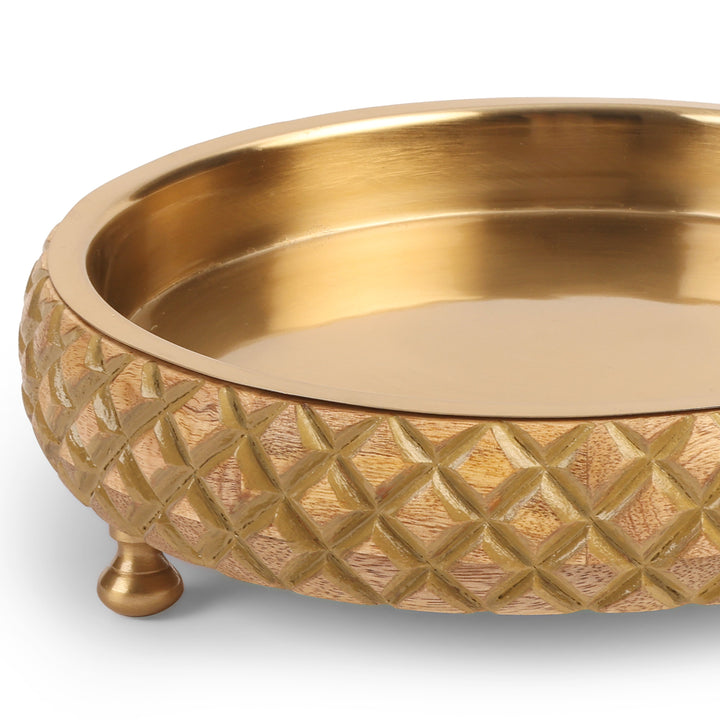 Chitra-Handcarved Wooden Urli