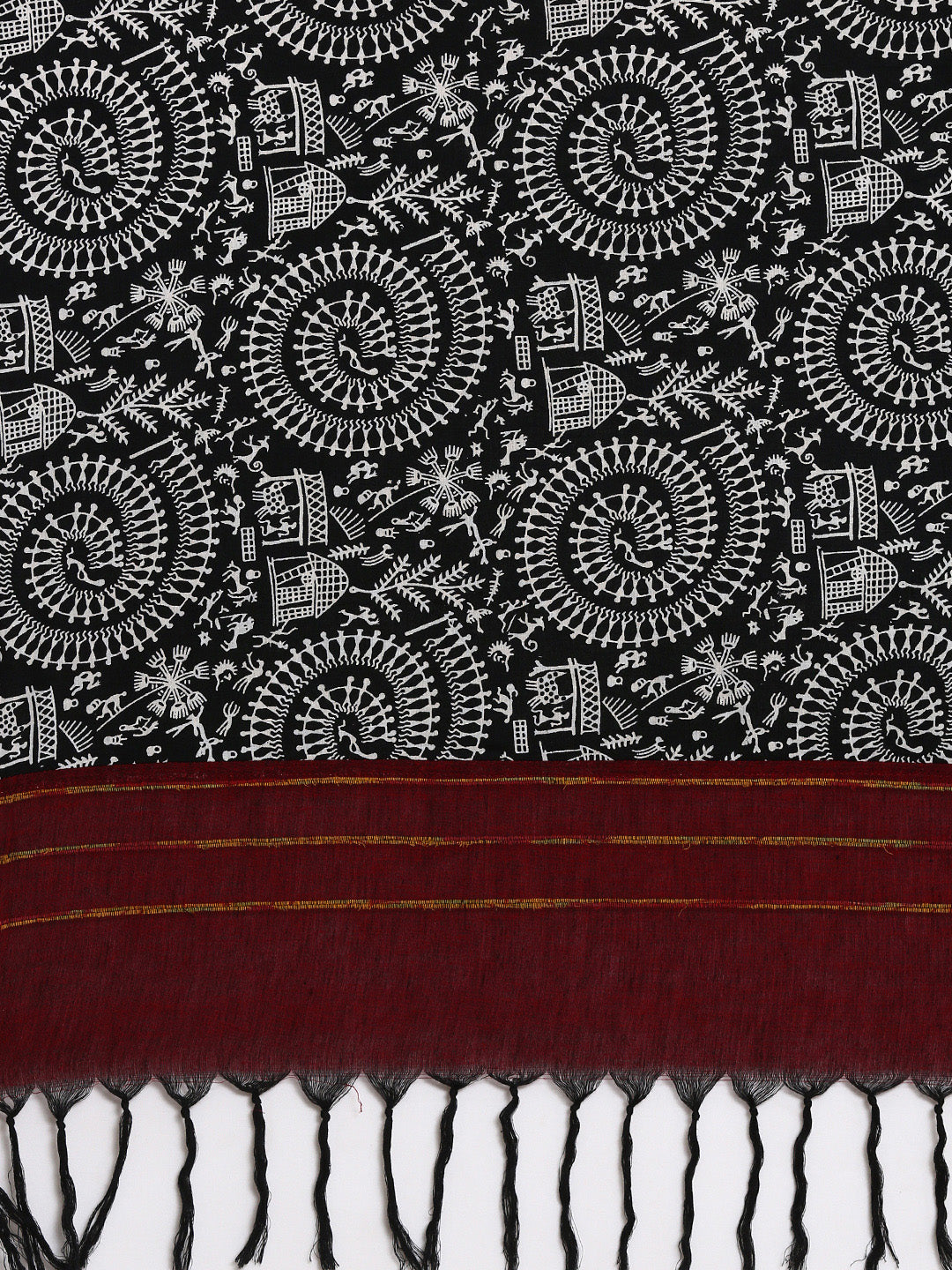 Handloom Khesh Print Pure Cotton saree | SHOBITAM