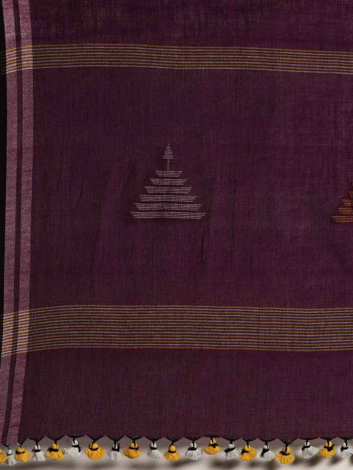 Handloom Jamdani Cotton Saree | SHOBITAM