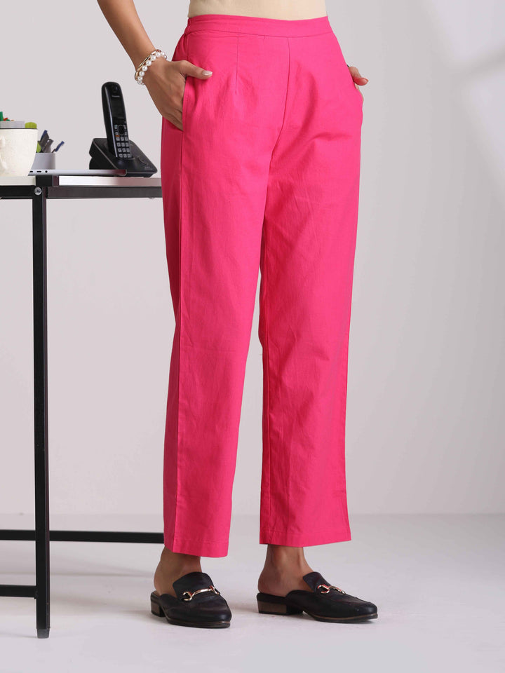 Pink Cotton Co-ord set | SHOBITAM