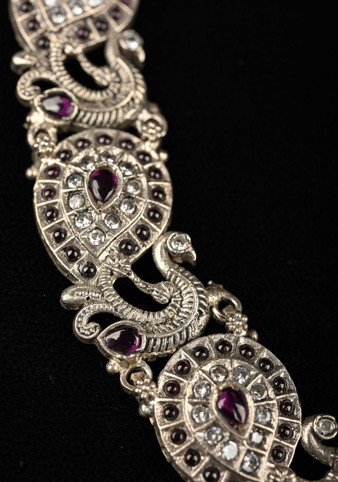 92.5 Silver,Silver Oxidized Necklace