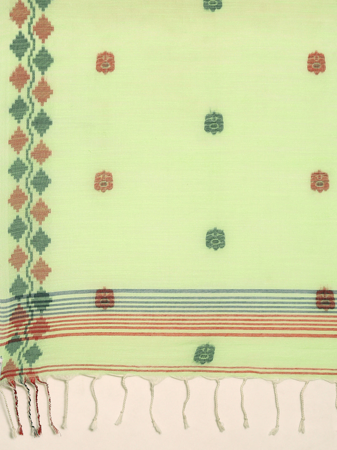 Jamdani Cotton Saree with Blouse piece | SHOBITAM
