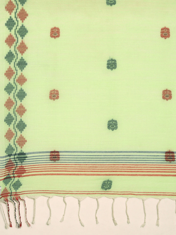 Jamdani Cotton Saree with Blouse piece | SHOBITAM