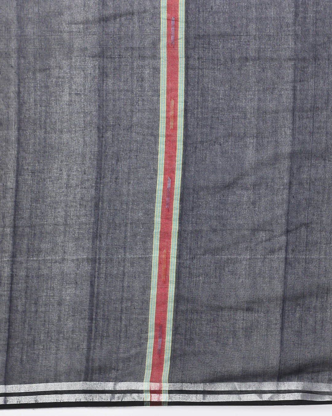 Midnight Blue Handloom Jamdani Cotton Saree