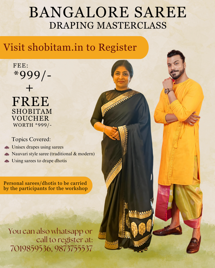 Saree Draping Workshop : Registration Fee