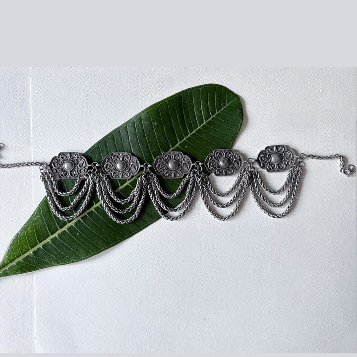 Rekha Chain Choker Necklace | SHOBITAM