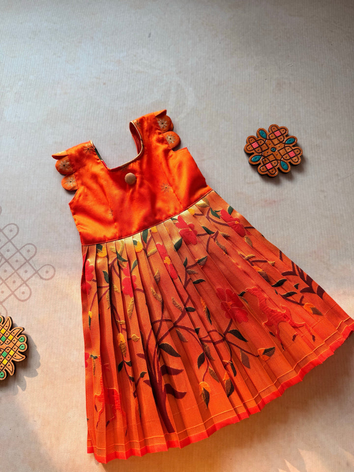 Paithani Frock - Express | SHOBITAM