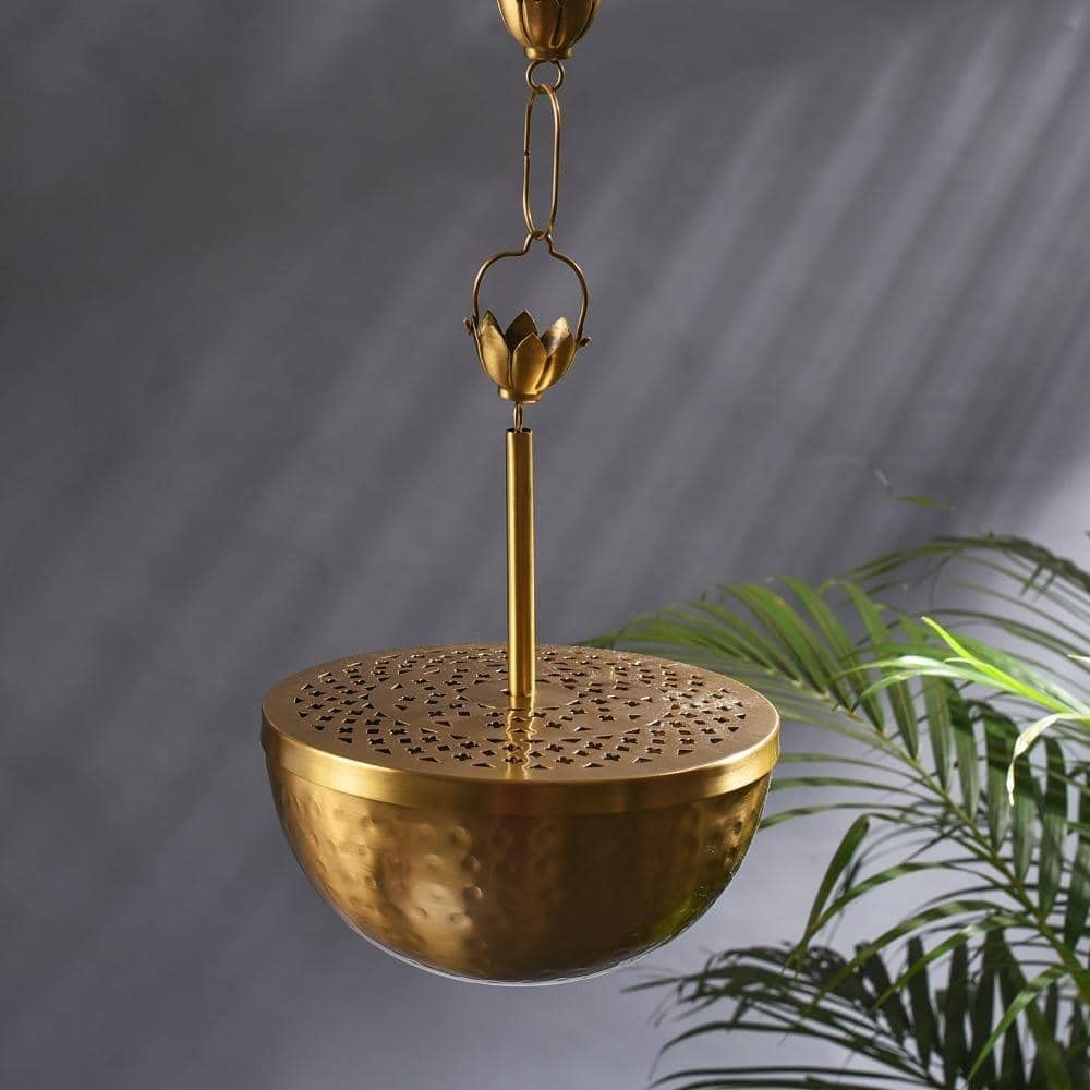 Brass Hanging Dhoop Dani Incense & Loban Burner